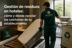 Reciclaje de colchones en hoteles