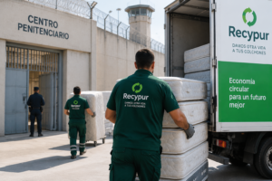 reciclaje de colchones centros penitenciarios